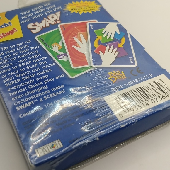 Swap The Swift Swapping Switching Slapping Card Game 2002 Box Edition SEALED - Picture 6 of 11